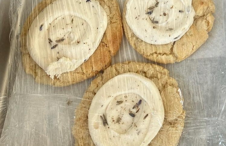 Lavender Cream Cookies