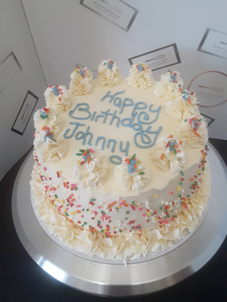 VEGAN AND GLUTEN FREE Round Cakes - 8" (8-16 servings)