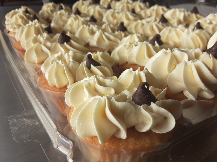 VEGAN AND GLUTEN FREE Mini Size Cupcakes - Dozen